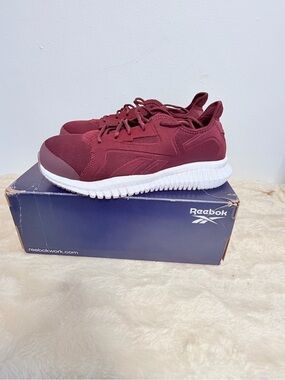 Reebok Maroon Slip-On Trainer sneakers size 10